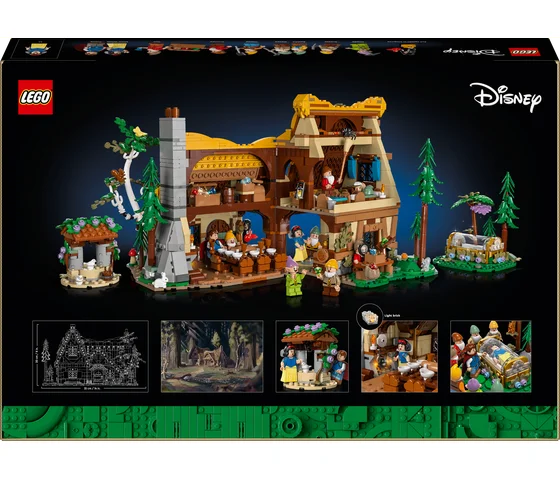 LEGO Disney - Huisje van Sneeuwwitje en de zeven dwergen - 43242
