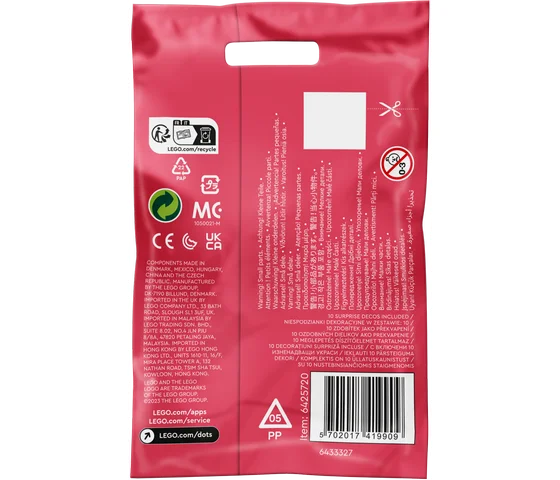 LEGO Dots - Extra DOTS - serie 8 - Glitters en glans - 41803