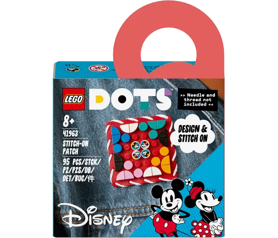 LEGO Dots - Mickey Mouse & Minnie Mouse: Stitch-on patch - 41963