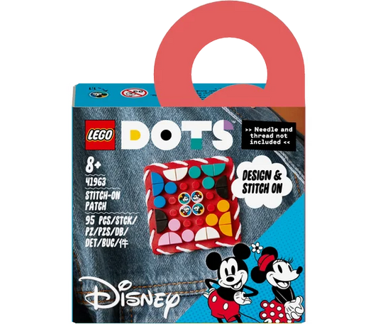 LEGO Dots – Mickey Mouse &amp; Minnie Mouse: Aufnäher zum Aufnähen – 41963