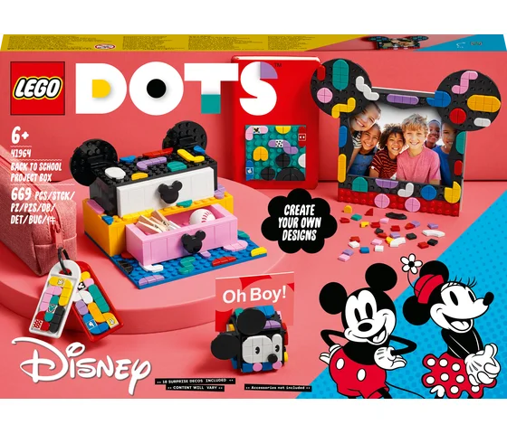 LEGO Dots - Mickey Mouse & Minnie Mouse: Terug naar school - 41964