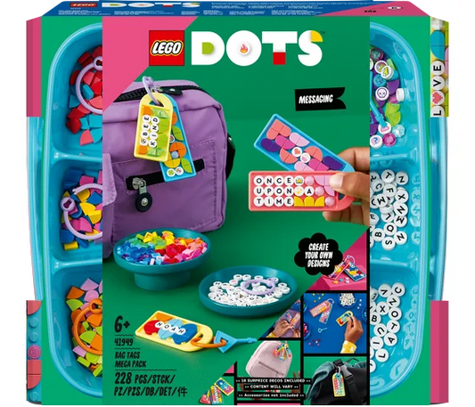 LEGO Dots – Mega-Packung Beuteletiketten – Nachrichten – 41949
