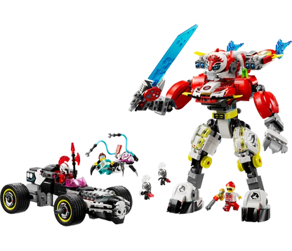 LEGO Dreamzzz - Coopers tijgermecha en Zero's hot rod auto - 71497