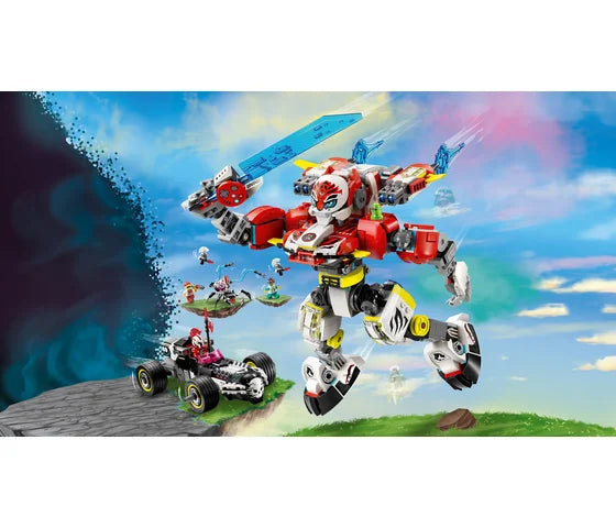 LEGO Dreamzzz - Coopers tijgermecha en Zero's hot rod auto - 71497