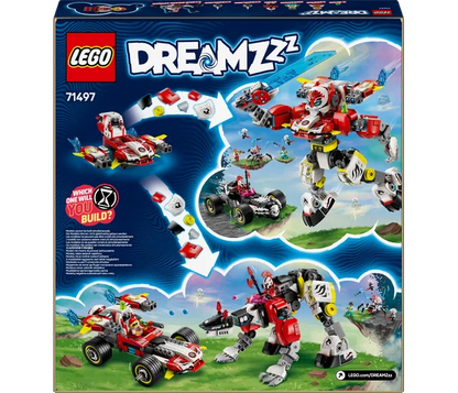 LEGO Dreamzzz - Coopers tijgermecha en Zero's hot rod auto - 71497