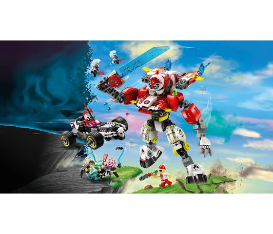 LEGO Dreamzzz - Coopers tijgermecha en Zero's hot rod auto - 71497