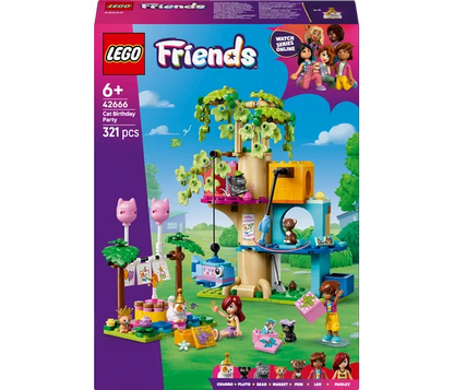 LEGO Friends - Kattenverjaardagsfeestje en boomhut - 42666