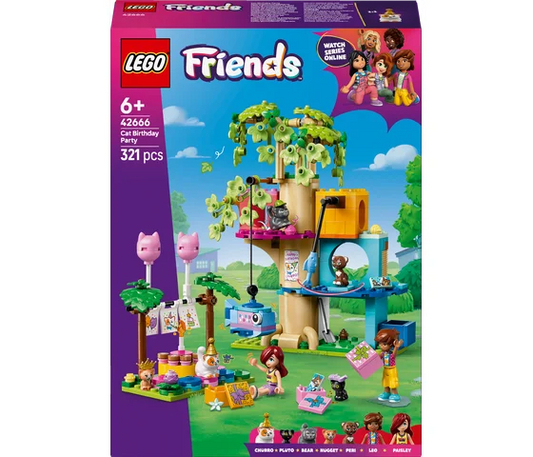 LEGO Friends – Katzengeburtstagsparty und Baumhaus – 42666