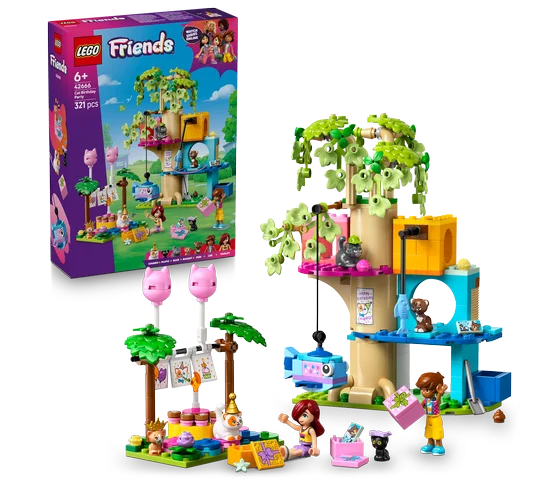 LEGO Friends - Kattenverjaardagsfeestje en boomhut - 42666
