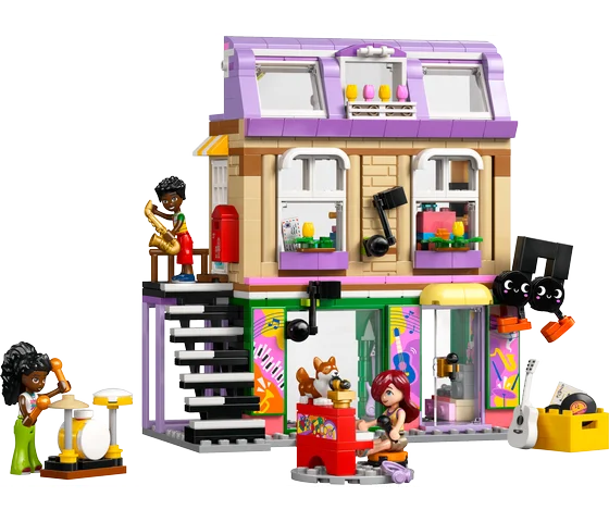 LEGO Friends - Muziekwinkel en appartement - 42653