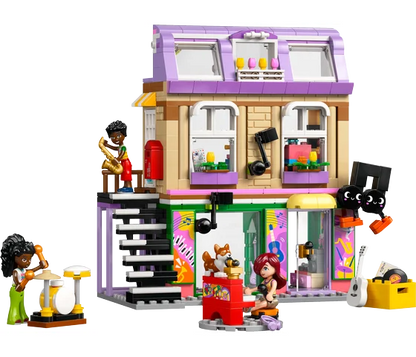 LEGO Friends - Muziekwinkel en appartement - 42653