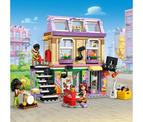 LEGO Friends - Muziekwinkel en appartement - 42653