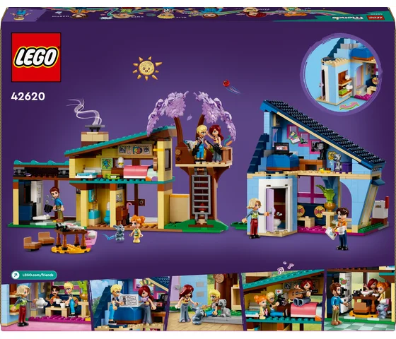 LEGO Friends - Olly en Paisley's huizen - 42620