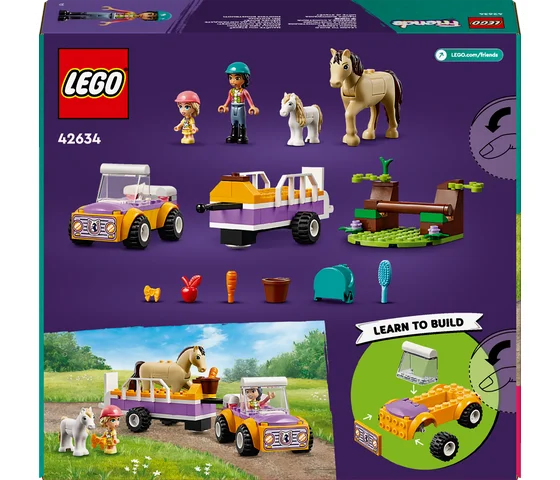 LEGO Friends - Paard en pony aanhangwagen - 42634