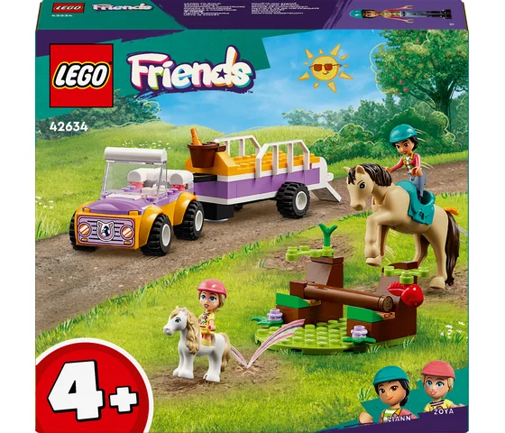 LEGO Friends - Paard en pony aanhangwagen - 42634