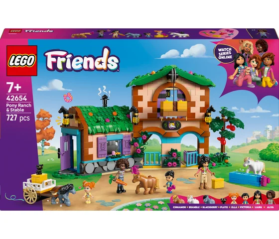 LEGO Friends - Ponyboerderij en stal - 42654