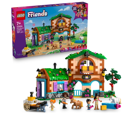 LEGO Friends - Ponyboerderij en stal - 42654