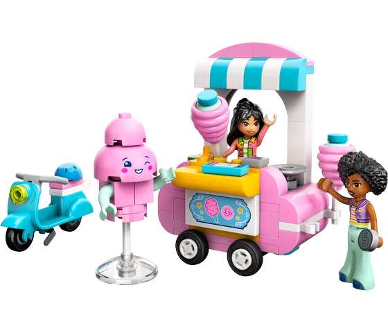 LEGO Friends - Suikerspinkraam en scooter - 42643
