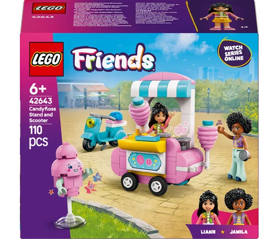 LEGO Friends - Suikerspinkraam en scooter - 42643