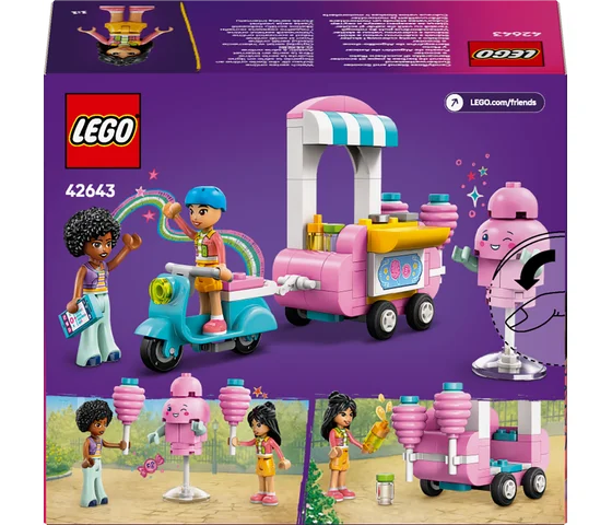 LEGO Friends - Suikerspinkraam en scooter - 42643