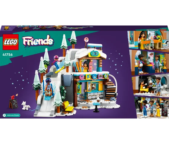 LEGO Friends - Vakantie skipiste en café - 41756