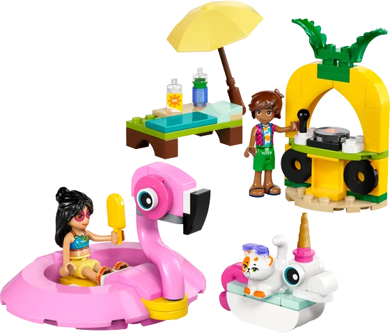 LEGO Friends - Zwembadfeestje met flamingo en eenhoorn - 42658