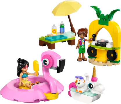 LEGO Friends - Zwembadfeestje met flamingo en eenhoorn - 42658