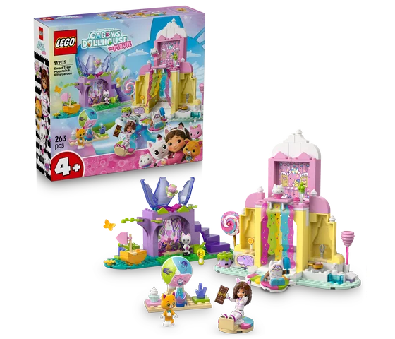 LEGO Gabby's Dollhouse - Snoepjesberg en kittentuin - 11205