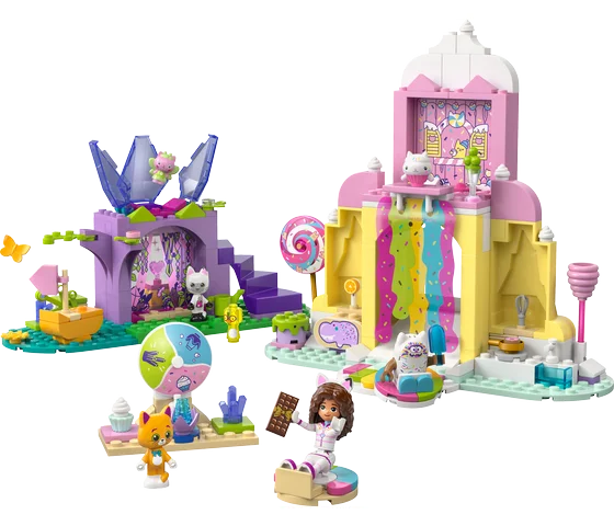LEGO Gabby's Dollhouse - Snoepjesberg en kittentuin - 11205