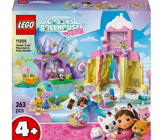 LEGO Gabby's Dollhouse - Snoepjesberg en kittentuin - 11205