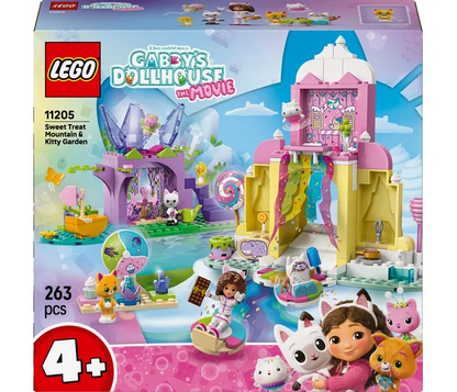 LEGO Gabby's Dollhouse - Snoepjesberg en kittentuin - 11205