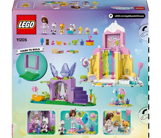 LEGO Gabby's Dollhouse - Snoepjesberg en kittentuin - 11205