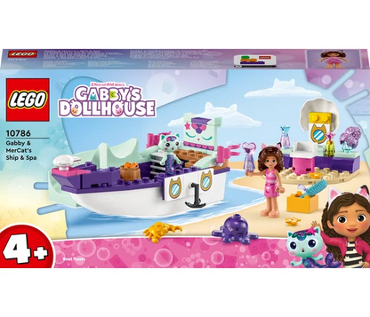 LEGO Gabby's Dollhouse - Vertroetelschip van Gabby en Meerminkat - 10786