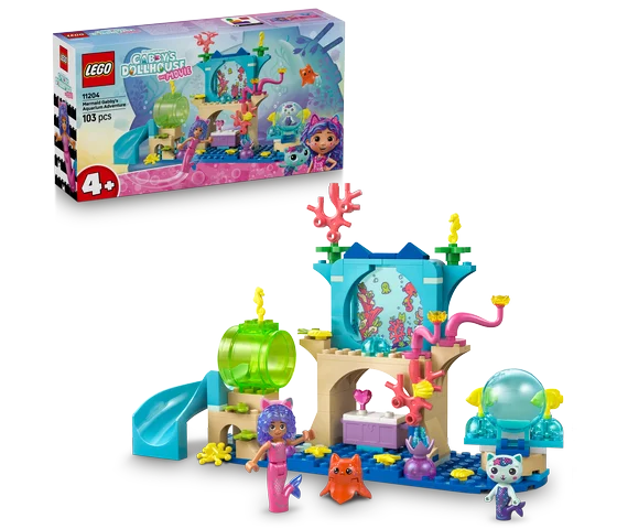 LEGO Gabby's Dollhouse - Zeemeermin Gabby's aquariumavontuur - 11204