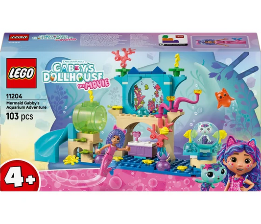 LEGO Gabbys Puppenhaus – Meerjungfrau Gabbys Aquarium-Abenteuer – 11204