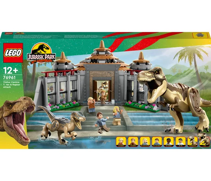 LEGO Jurassic World - Bezoekerscentrum: T. rex & raptor aanval - 76961