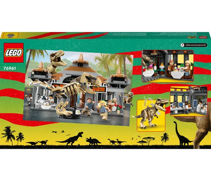 LEGO Jurassic World - Bezoekerscentrum: T. rex & raptor aanval - 76961