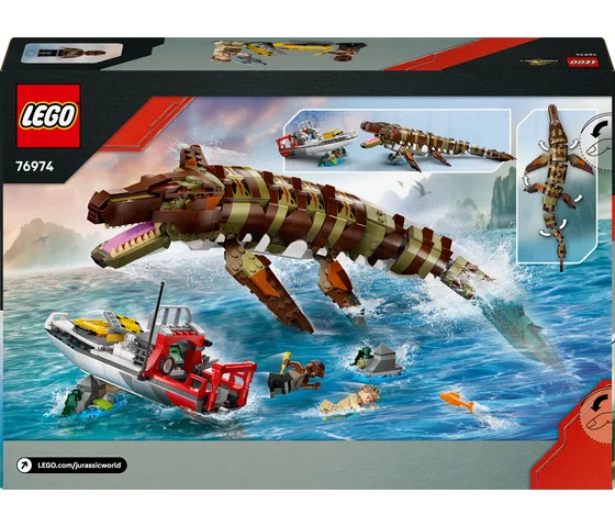 LEGO Jurassic World - Bouwbare Mosasaurus bootmissie - 76974