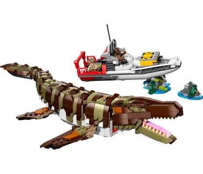 LEGO Jurassic World - Bouwbare Mosasaurus bootmissie - 76974