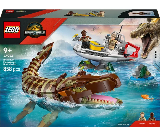 LEGO Jurassic World - Bouwbare Mosasaurus bootmissie - 76974