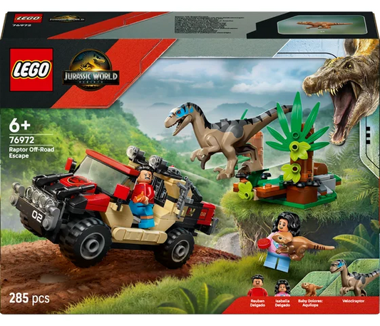 LEGO Jurassic World – Offroad-Raptor-Flucht – 76972