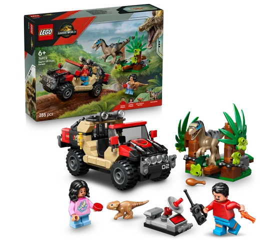 LEGO Jurassic World - Offroad raptorontsnapping - 76972