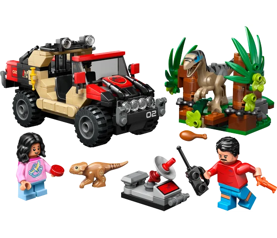 LEGO Jurassic World - Offroad raptorontsnapping - 76972