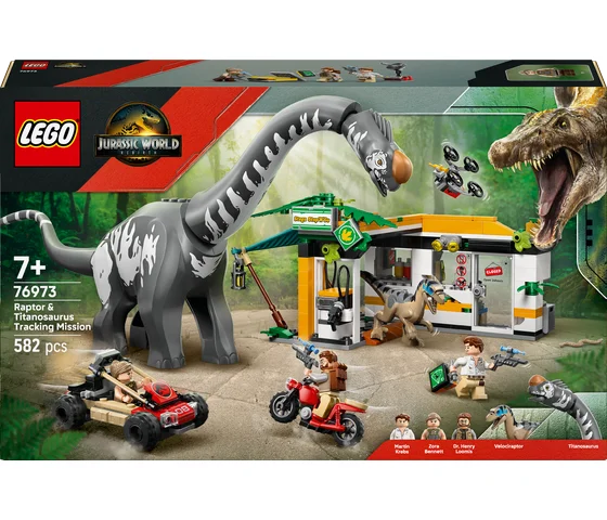 LEGO Jurassic World - Raptor en Titanosaurus opsporingsmissie - 76973