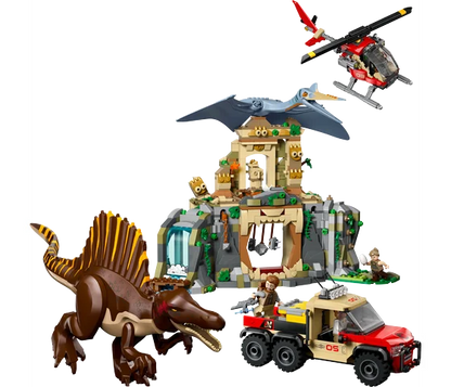 LEGO Jurassic World - Spinosaurus en Quetzalcoatlus luchtmissie - 76976