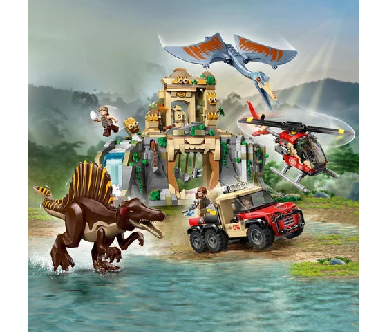 LEGO Jurassic World - Spinosaurus en Quetzalcoatlus luchtmissie - 76976