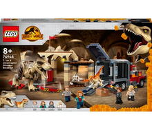 LEGO Jurassic World - T. rex & Atrociraptor dinosaurus ontsnapping - 76948