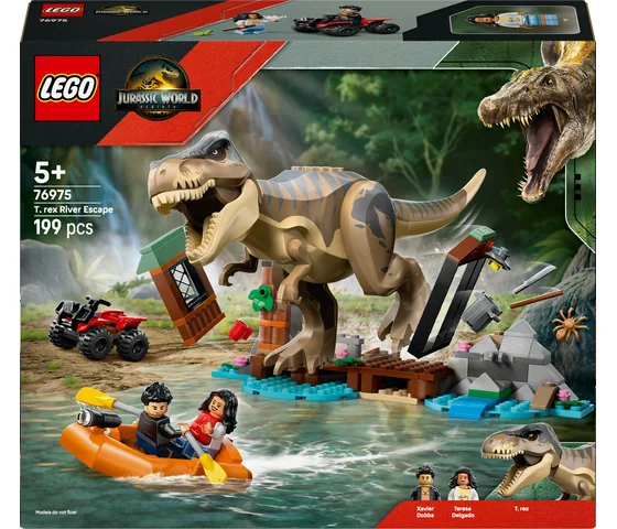 LEGO Jurassic World - T. rex rivierontsnapping - 76975