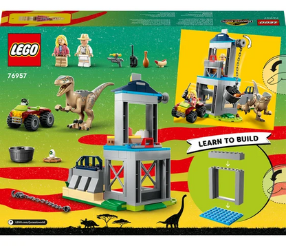 LEGO Jurassic World - Velociraptor ontsnapping - 76957