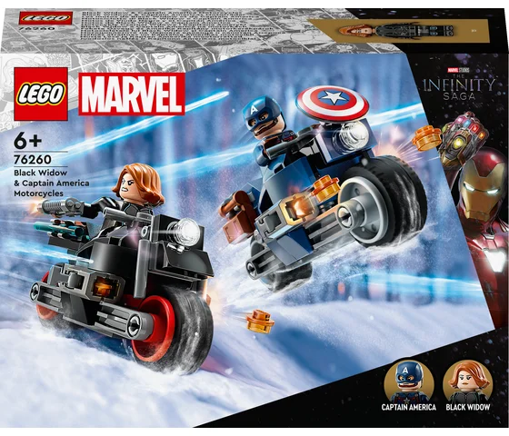 LEGO Marvel - Black Widow & Captain America motoren - 76260